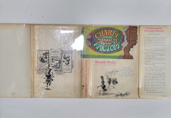1964 CHARLIE AND THE CHOCOLATE FACTORY Roald Dahl BCE Hardcover Dust Jacket