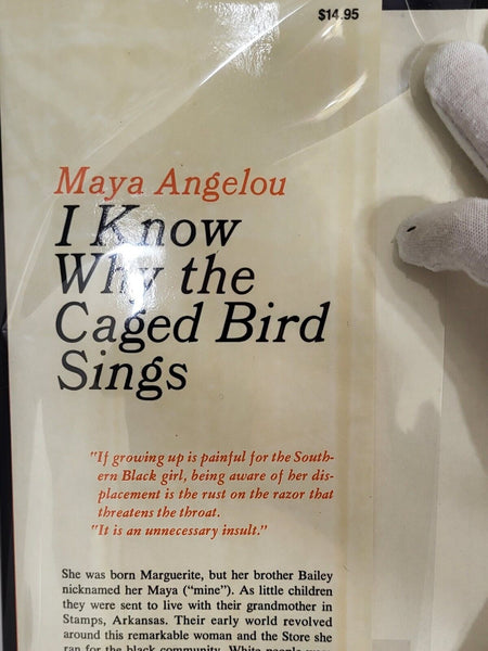 1969 I KNOW WHY THE CAGED BIRD SINGS Maya Angelou Hardcover Dust Jacket