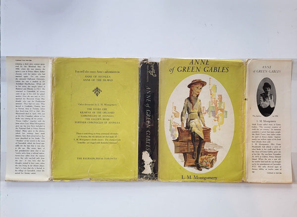1967 ANNE OF GREEN GABLES L.M. Montgomery Hardcover Dust Jacket Archival Sleeve