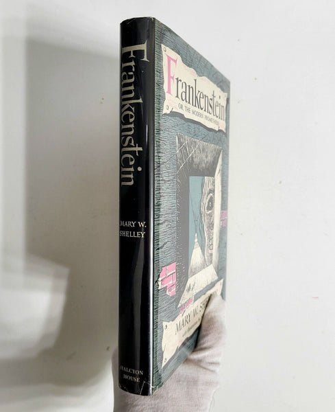 1950s Circa FRANKENSTEIN Mary Shelley Hardcover Dust Jacket