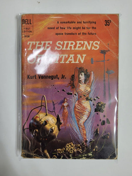 1959 THE SIRENS OF TITAN Kurt Vonnegut First Printing Paperback