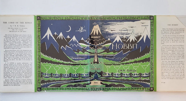 1966 THE HOBBIT JRR Tolkien Hardcover Dust Jacket Archival Sleeve