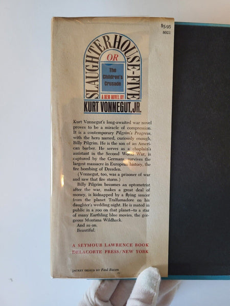 1969 SLAUGHTERHOUSE FIVE Kurt Vonnegut Jr 1st Edition 3rd Printing Hardcover DJ