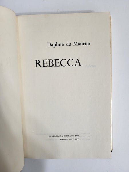 1938 REBECCA Daphne Du Maurier BCE Hardcover Dust Jacket