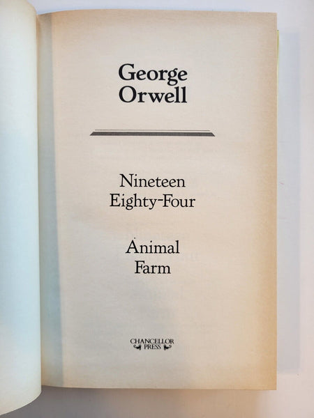 (1984 British Edition) NINETEEN EIGHTY FOUR: 1984 & Animal Farm Hardcover