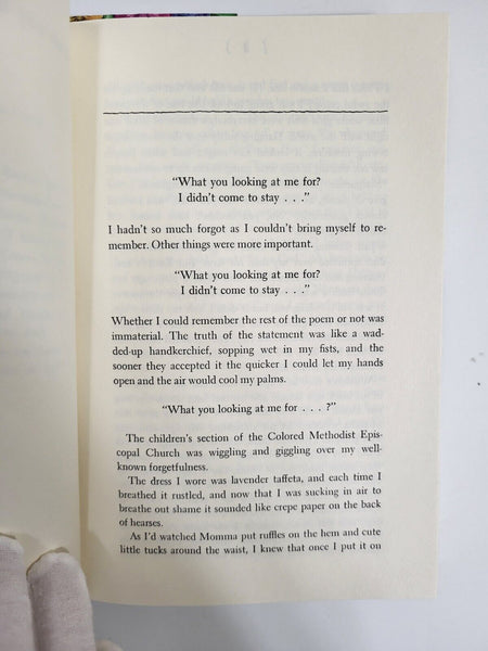 1969 I KNOW WHY THE CAGED BIRD SINGS Maya Angelou Hardcover Dust Jacket