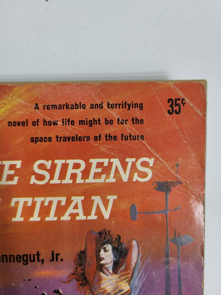 1959 THE SIRENS OF TITAN Kurt Vonnegut First Printing Paperback