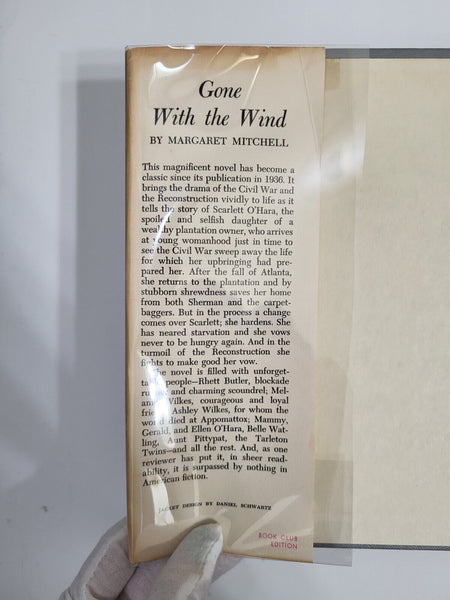 1936 GONE WITH THE WIND Margaret Mitchell Hardcover Dust Jacket BCE