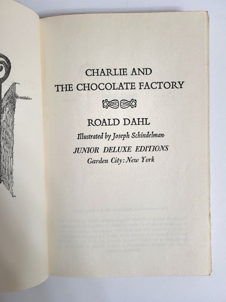 1964 CHARLIE AND THE CHOCOLATE FACTORY Roald Dahl BCE Hardcover Dust Jacket