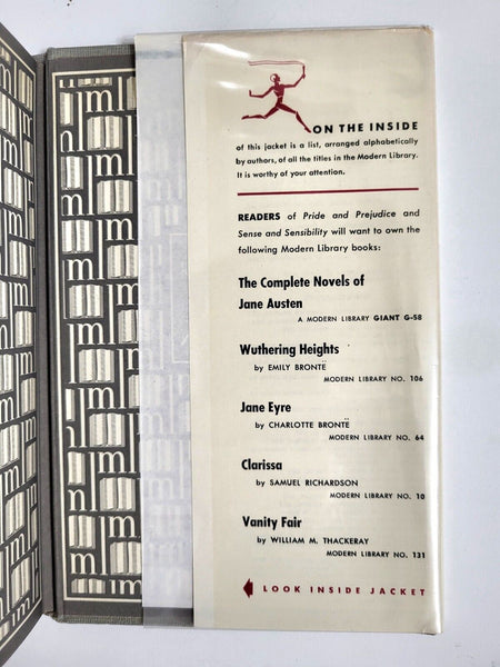 1950 PRIDE AND PREJUDICE & SENSE AND SENSIBILITY Jane Austin Modern Library